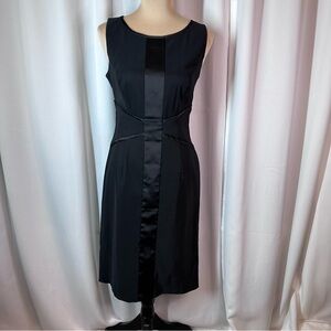LITTLE‎ BLACK DRESS Sangria Ribbon Detail Sz 6 Church Party Wedding Cocktail